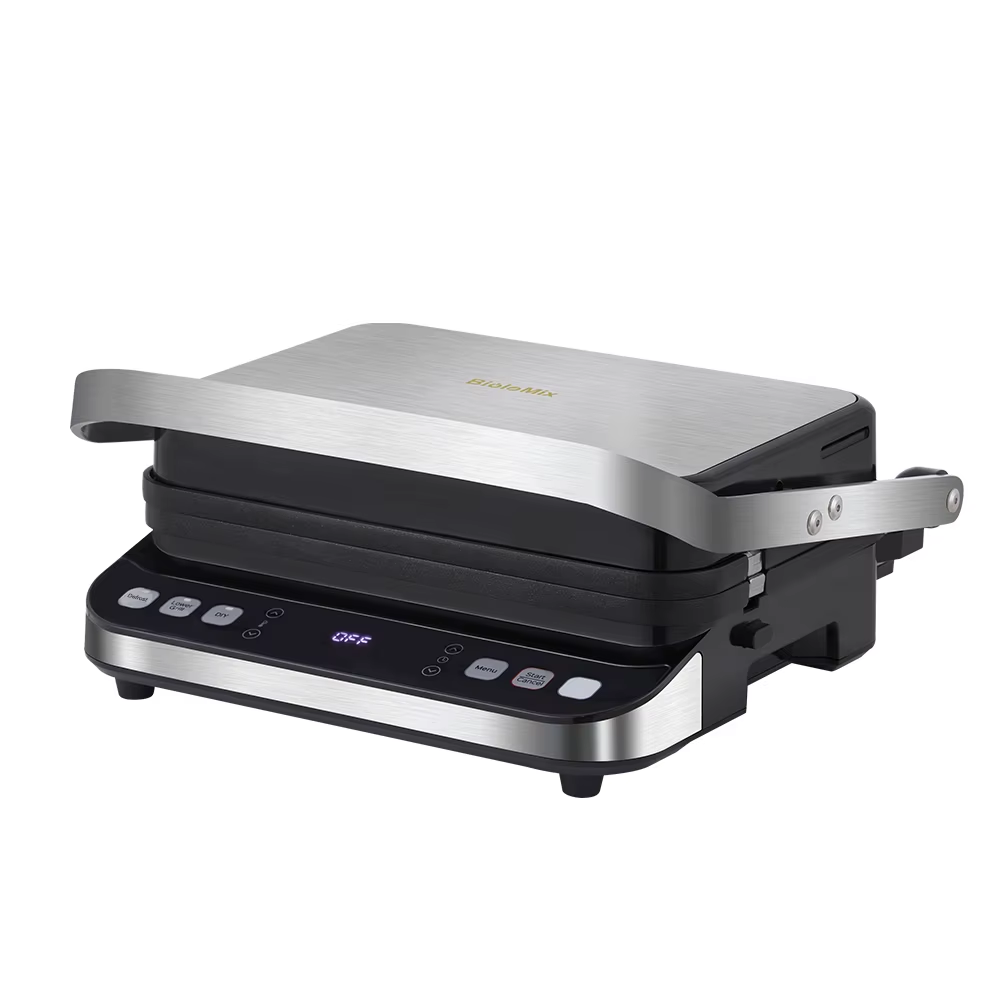 Biolomix 2000W Grill-o-Matic: The Ultimate Sizzle Machine for Paninis, Waffles, and Whatever Else You Can Squish!