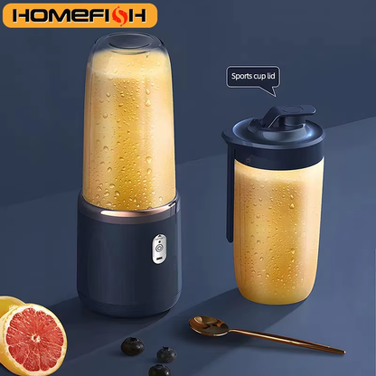 Blender Buddy 3000: The Double Trouble Juice Juggler for Smoothies on the Go!