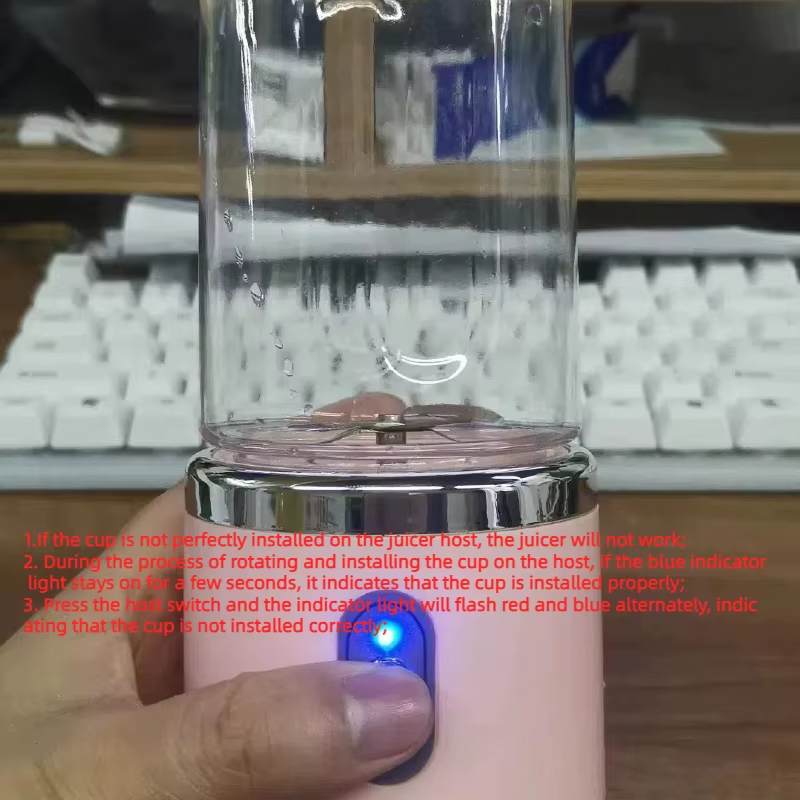 Blender Buddy 3000: The Double Trouble Juice Juggler for Smoothies on the Go!