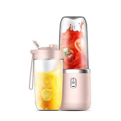 Blender Buddy 3000: The Double Trouble Juice Juggler for Smoothies on the Go!