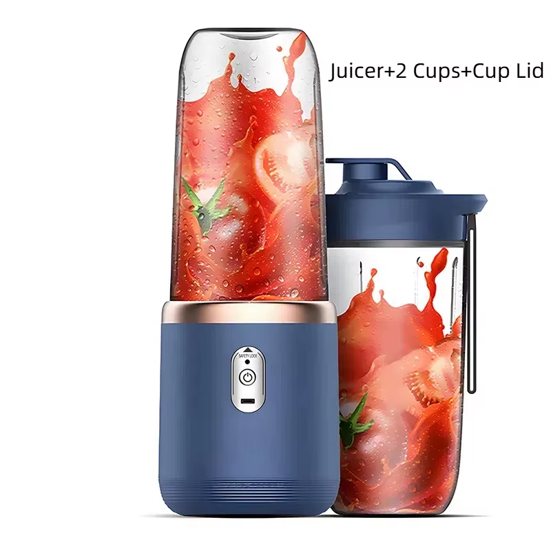 Blender Buddy 3000: The Double Trouble Juice Juggler for Smoothies on the Go!