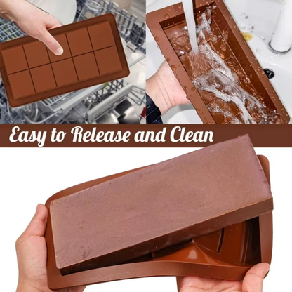 Choco-Block Party: Silicone Molds for Sweet Breakups and Protein-Packed Shenanigans!