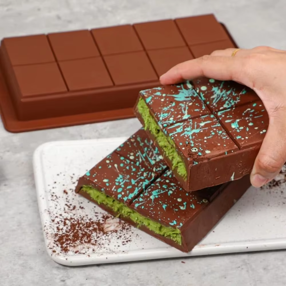 Choco-Block Party: Silicone Molds for Sweet Breakups and Protein-Packed Shenanigans!