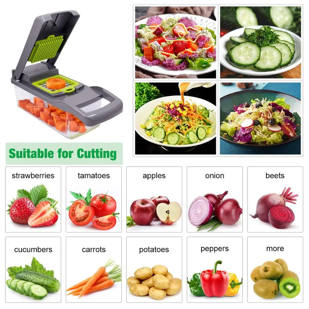 Chop It Like It’s Hot: The Ultimate Veggie Ninja Slicer & Dicer for Your Kitchen Shenanigans!
