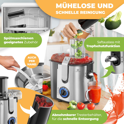 KESSER® Juice Squeezer 1100W: The Fruit's Worst Nightmare!