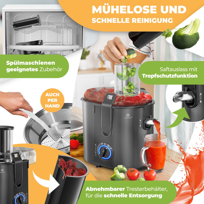 KESSER® Juice Squeezer 1100W: The Fruit's Worst Nightmare!