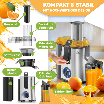 KESSER® Juice Squeezer 1100W: The Fruit's Worst Nightmare!