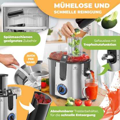 KESSER® Juice Squeezer 1100W: The Fruit's Worst Nightmare!