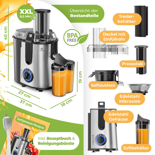 KESSER® Juice Squeezer 1100W: The Fruit's Worst Nightmare!