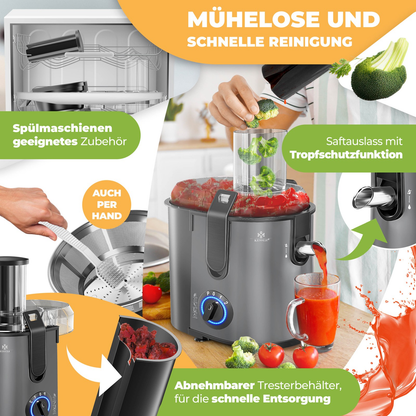 KESSER® Juice Squeezer 1100W: The Fruit's Worst Nightmare!
