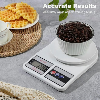The "I Swear I Only Weigh My Snacks" Digital Kitchen Scale - 22Lb/10Kg of Pure Snack-tion!