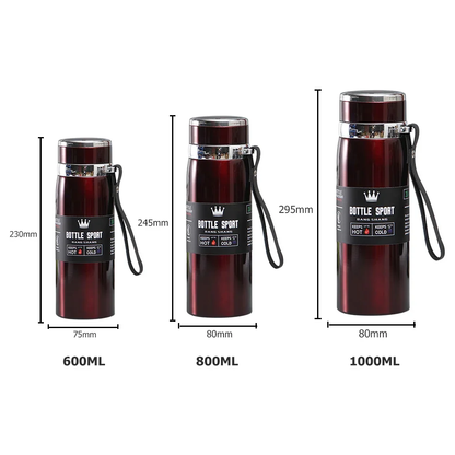 The Ultimate 1000Ml Sip-Safe Space Flask: Keep Your Coffee Hotter Than Your Office Gossip!