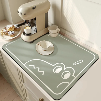 The Ultimate Slip-Stopper: The Soggy-Survivor Mat for Your Kitchen Shenanigans and Bathroom Splash Zone!