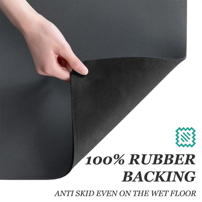 The Ultimate Slip-Stopper: The Soggy-Survivor Mat for Your Kitchen Shenanigans and Bathroom Splash Zone!