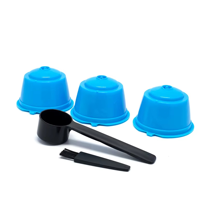 Triple Trouble: The Ultimate Dolce Gusto Coffee Filter Trio with a Spoon and Brush for Caffeine Shenanigans!