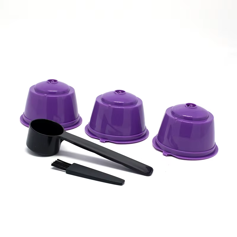 Triple Trouble: The Ultimate Dolce Gusto Coffee Filter Trio with a Spoon and Brush for Caffeine Shenanigans!