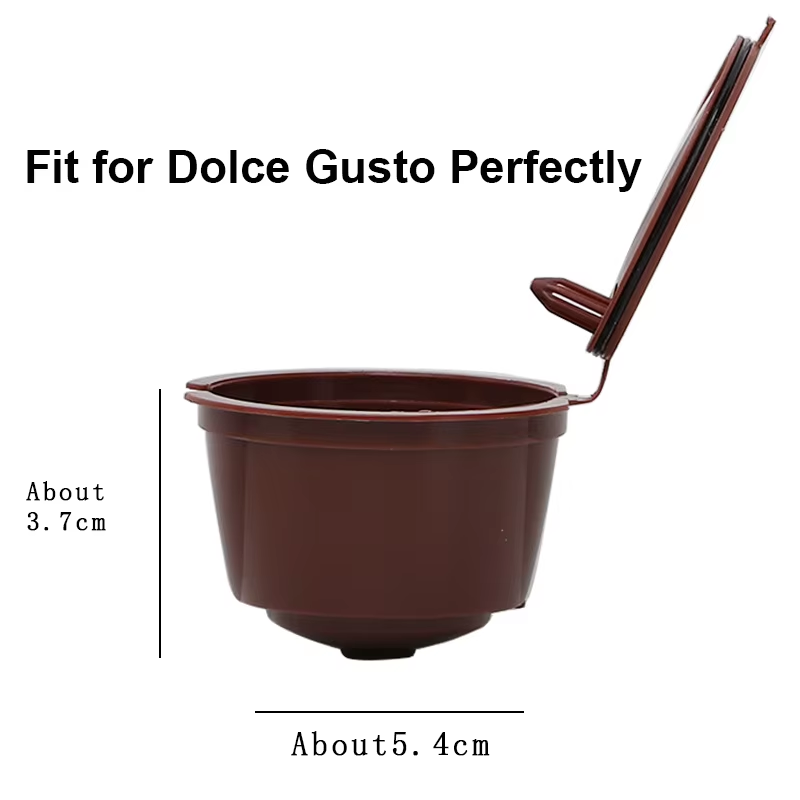 Triple Trouble: The Ultimate Dolce Gusto Coffee Filter Trio with a Spoon and Brush for Caffeine Shenanigans!