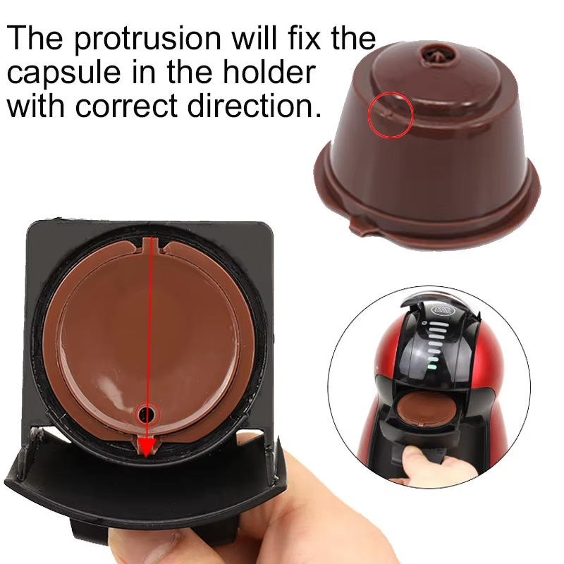 Triple Trouble: The Ultimate Dolce Gusto Coffee Filter Trio with a Spoon and Brush for Caffeine Shenanigans!