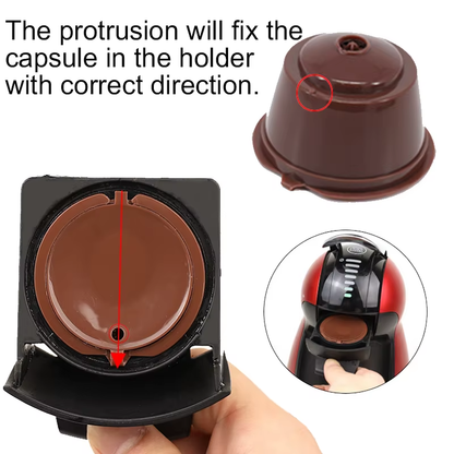 Triple Trouble: The Ultimate Dolce Gusto Coffee Filter Trio with a Spoon and Brush for Caffeine Shenanigans!