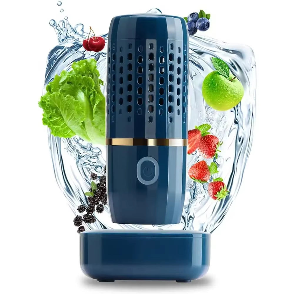 Portable Fruit Spa: The Wireless Bubble Bath for Your Picnic Produce!