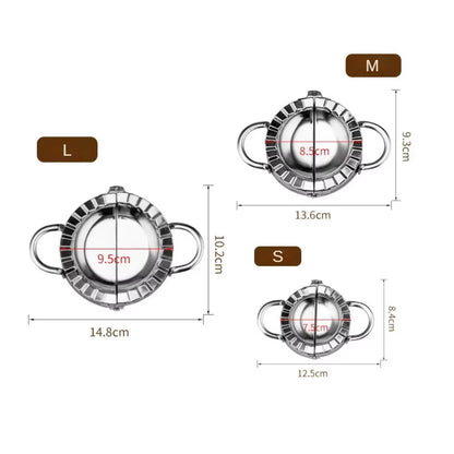 Dumpling Dynamo: The Ultimate Steel Press for Wrapping Your Way to Pastry Paradise!