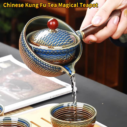 Whirling Wonder: The Teapot That Spins Your Tea into a Chinese Tea Party!
