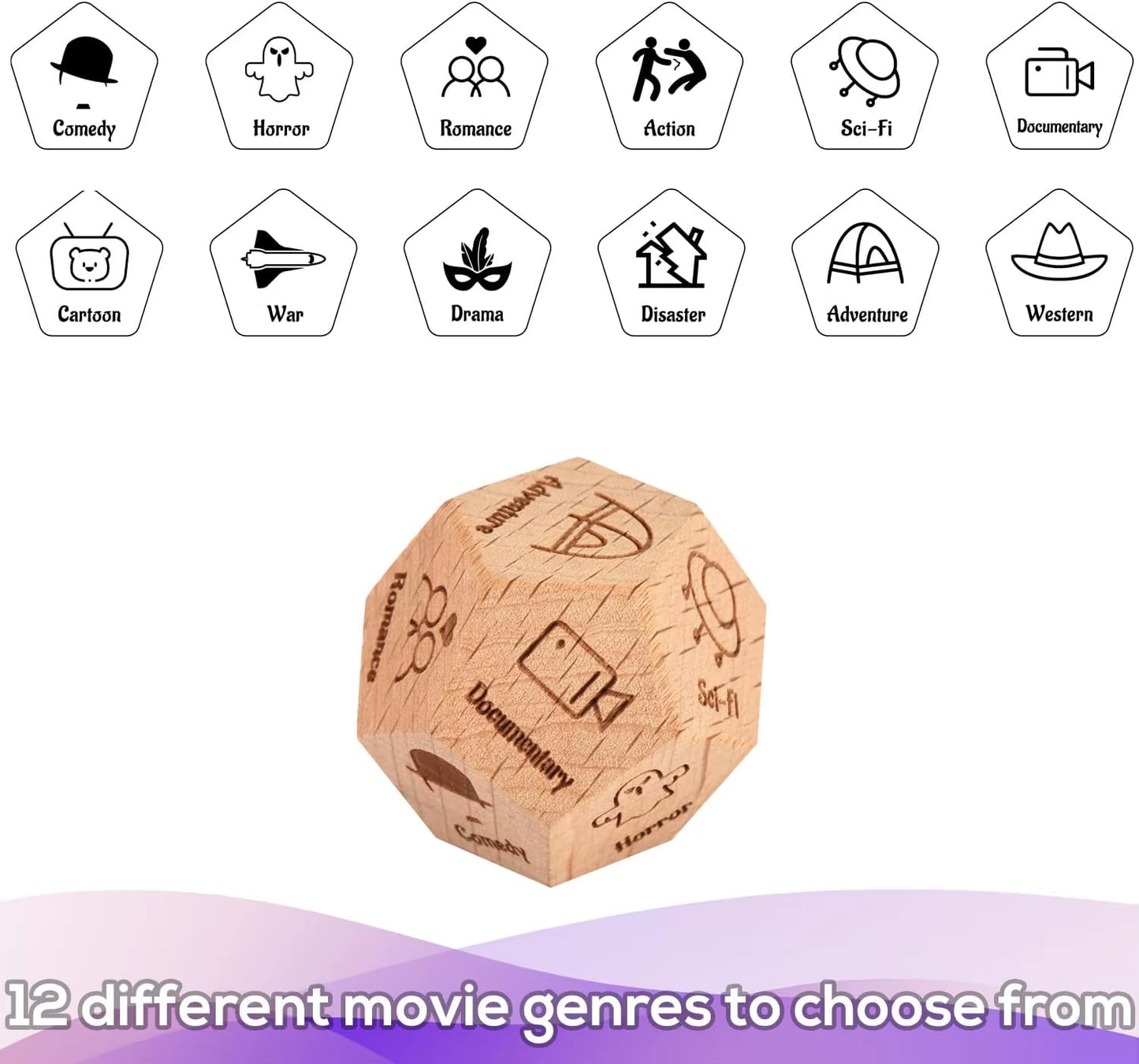 Roll the Love: Decision Dice for Couples Who Can't Decide What to Eat or Watch on Date Night! Perfect for Christmas, Birthdays, and "I Swear I Love You" Days!