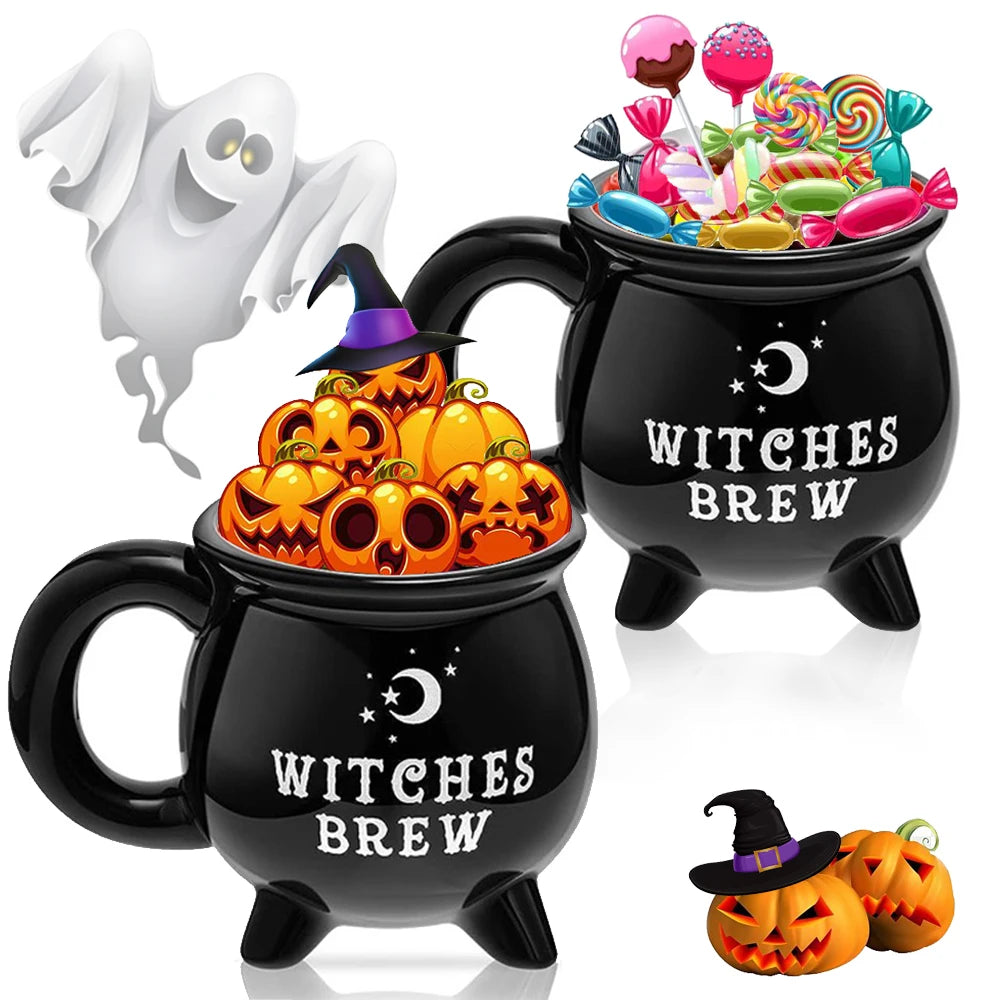 Witch's Cauldron Coffee Mug: For Potions, Brews, and Avoiding Morning Spells!