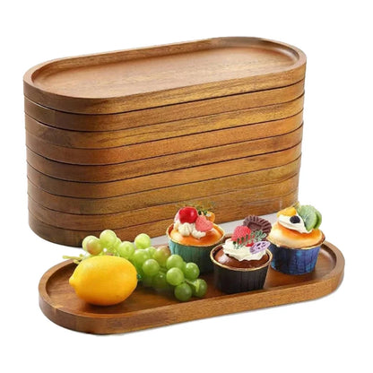 1PCS Fancy Wooden Disc of Delight: The Ultimate Snack Saucers for Your Dried Fruit Fiesta!