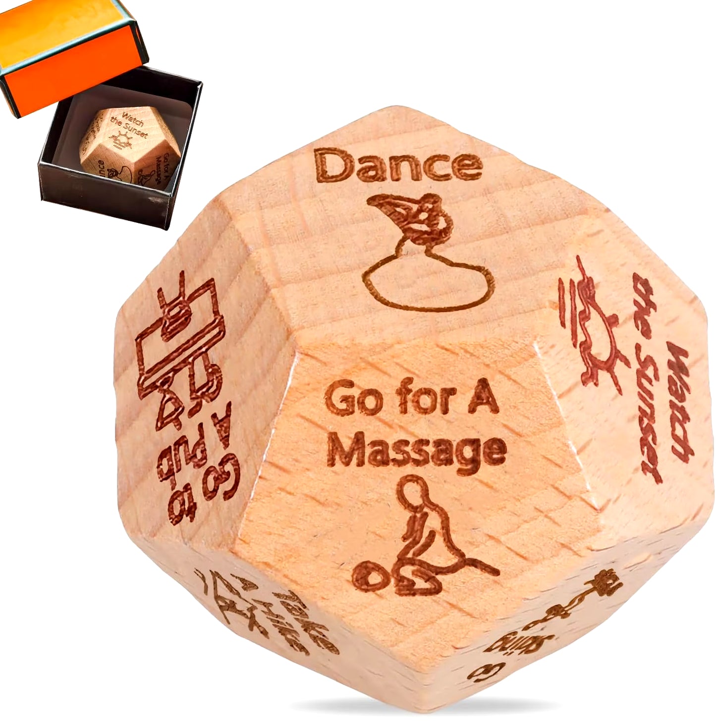 Roll the Love: Decision Dice for Couples Who Can't Decide What to Eat or Watch on Date Night! Perfect for Christmas, Birthdays, and "I Swear I Love You" Days!