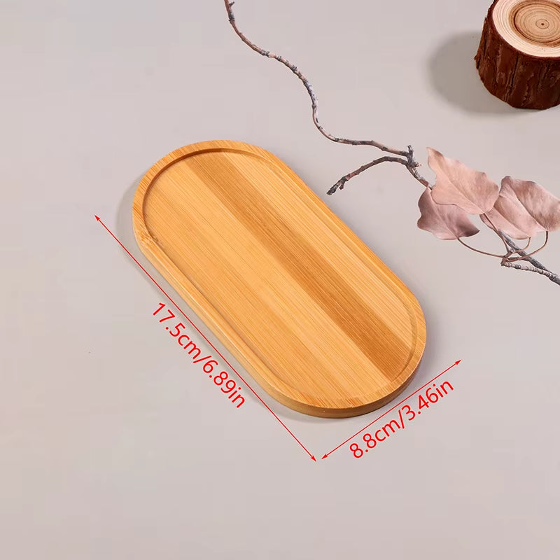 1PCS Fancy Wooden Disc of Delight: The Ultimate Snack Saucers for Your Dried Fruit Fiesta!