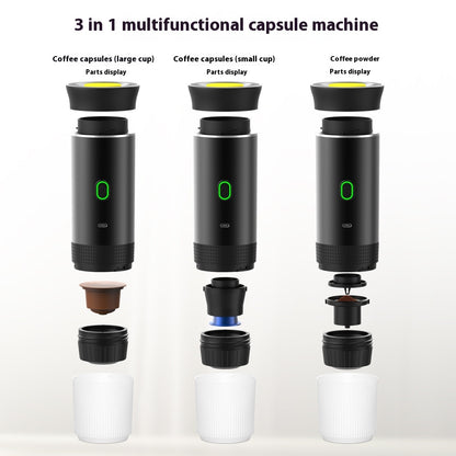 Caffeine Crusader: The 3-in-1 Espresso Wizard That Turns Your Travel Mug into a Coffee Castle!
