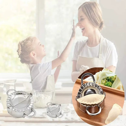 Dumpling Dynamo: The Ultimate Steel Press for Wrapping Your Way to Pastry Paradise!