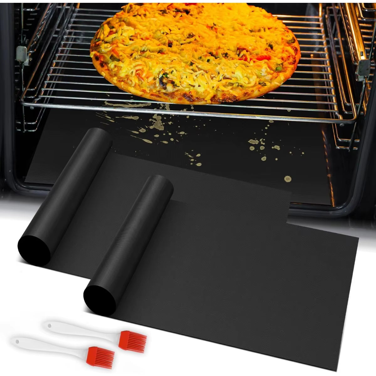Oven's Best Friend: The Heavy-Duty Shield Against Grease Battles and Food Fiascos!