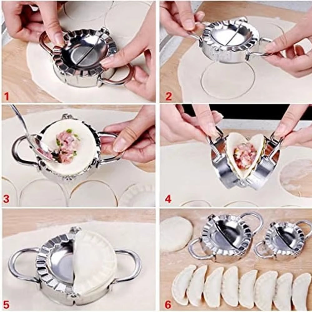 Dumpling Dynamo: The Ultimate Steel Press for Wrapping Your Way to Pastry Paradise!