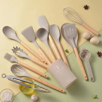 Silicone Shenanigans: 12-Piece Kitchen Wizardry for Culinary Mischief!