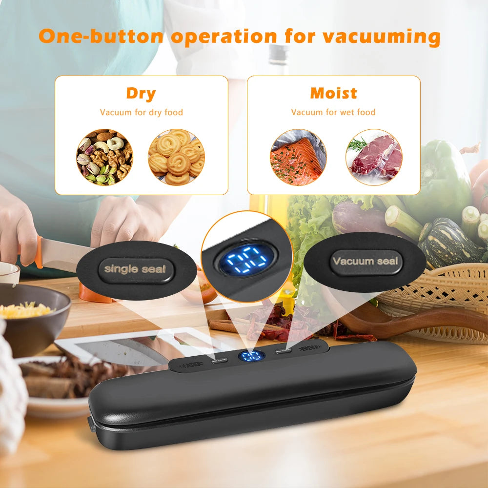 Suck It Up! The Food Saver 3000 - Comes with 10 Bags of Magic for Your Leftovers!