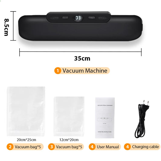 Suck It Up! The Food Saver 3000 - Comes with 10 Bags of Magic for Your Leftovers!