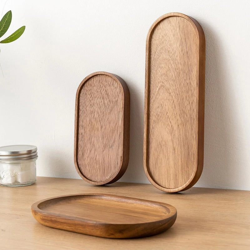 1PCS Fancy Wooden Disc of Delight: The Ultimate Snack Saucers for Your Dried Fruit Fiesta!