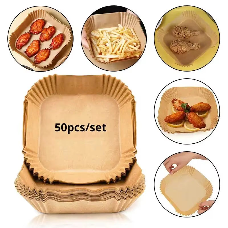 50 Shades of Fry: 50 Parchment Paper Superheroes for Your Air Fryer Cheesecake Adventures!