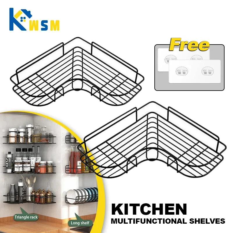 Spice Up Your Life: The Wall-Hugging, No-Drill Metal Shelf That Organizes Your Kitchen Without Breaking a Sweat!