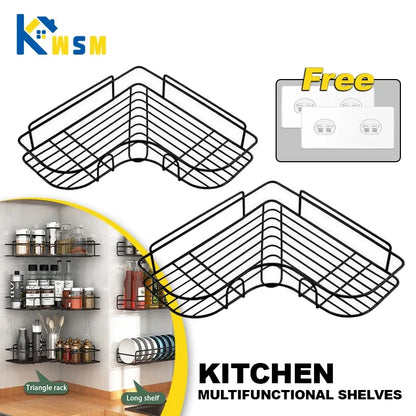 Spice Up Your Life: The Wall-Hugging, No-Drill Metal Shelf That Organizes Your Kitchen Without Breaking a Sweat!