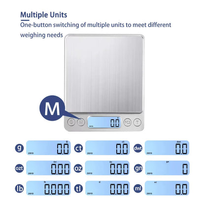 The "I Can Weigh My Snacks and Bling Bling" 3000G Mini Scale: Because Your Goldfish Deserves Accurate Measurements Too!