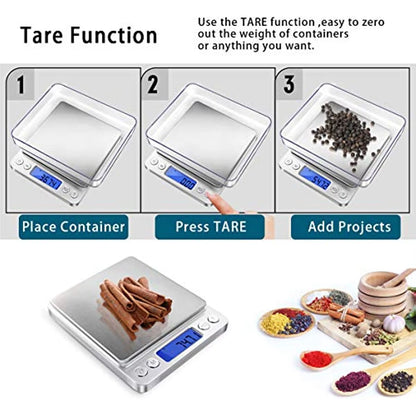 The "I Can Weigh My Snacks and Bling Bling" 3000G Mini Scale: Because Your Goldfish Deserves Accurate Measurements Too!