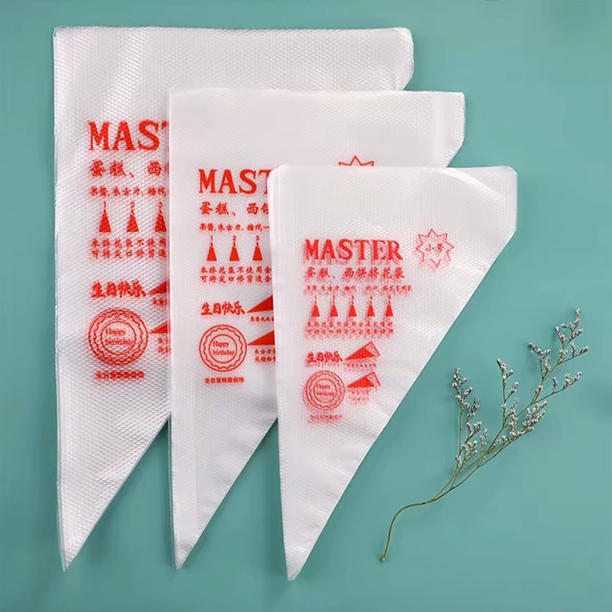 100 Party-Ready Pastry Pouches for When Your Cake Needs a Makeover!