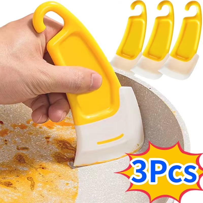The "Pan Whisperer": Your Kitchen's Soft-Hearted Scraper for Tackling Grime and Gunk!