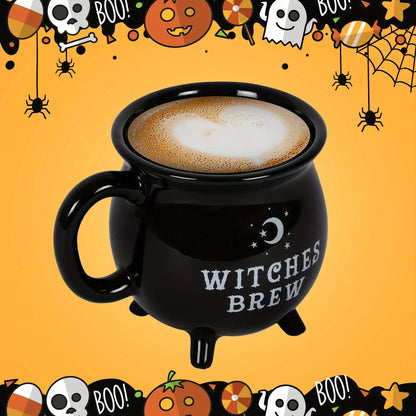 Witch's Cauldron Coffee Mug: For Potions, Brews, and Avoiding Morning Spells!